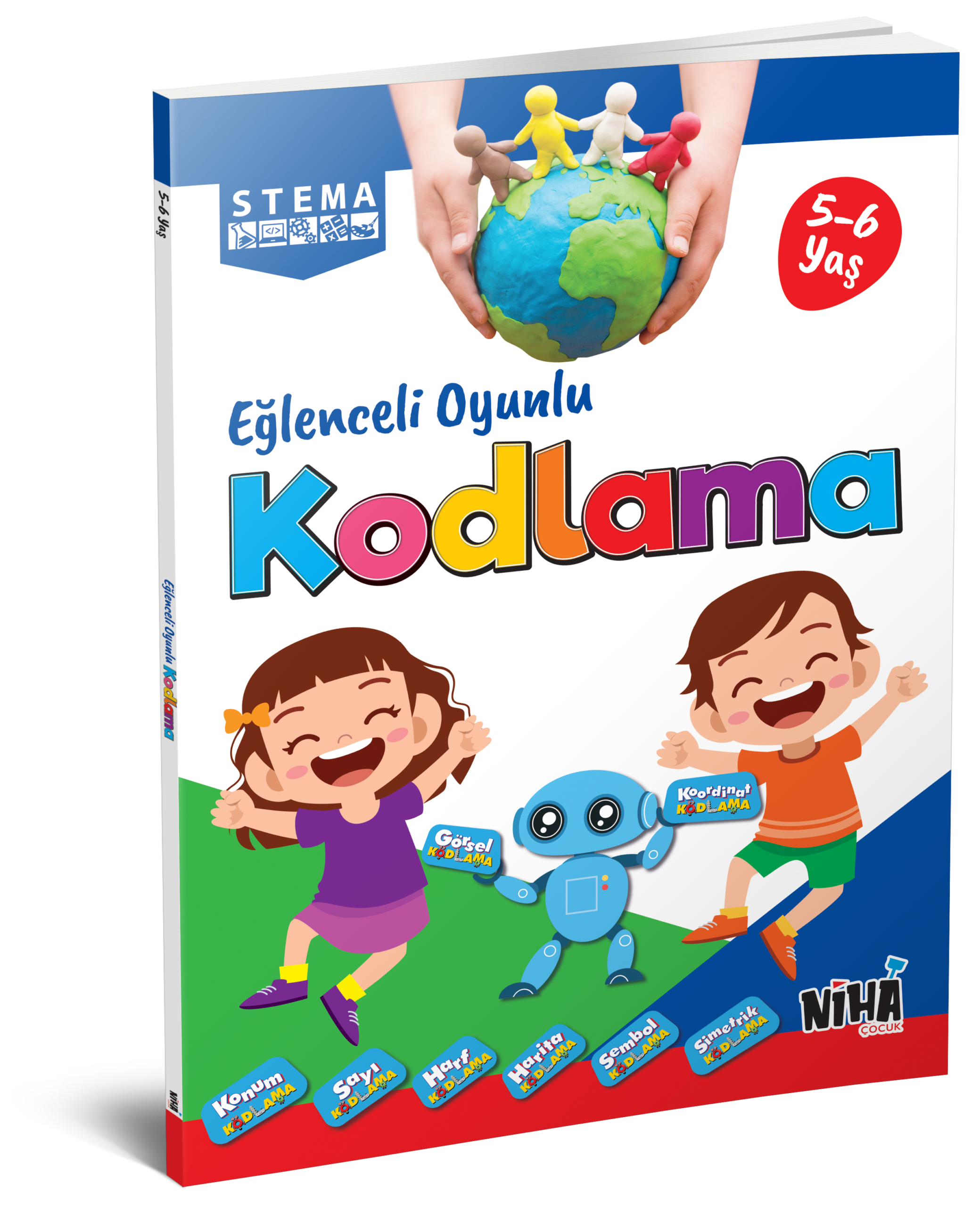 Stema Eğlenceli Oyunlu Kodlama 5-6 Yaş